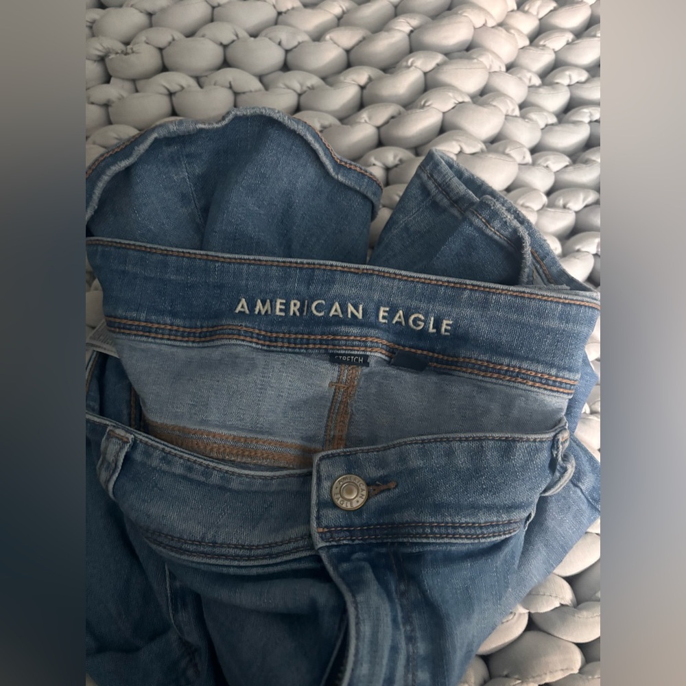 American Eagle Outfitters High Rise Light Blue Jeans